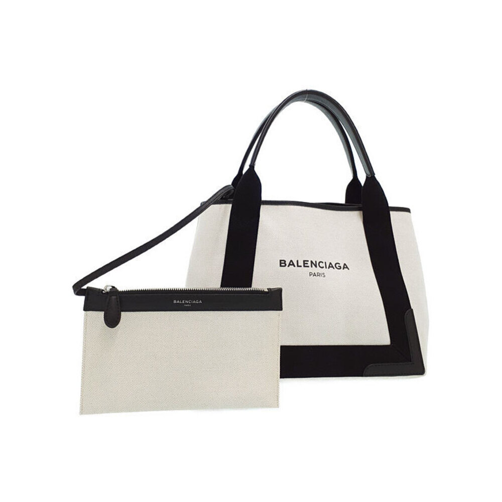 Balenciaga Navy Blue Cabas Tote Bag - Picture 1 of 9